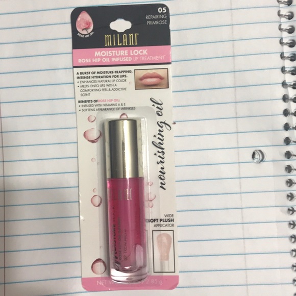 👄MILANI MOISTURE LOCK🔐LIP TREATMENT 👄GRAPE/ROSE - Picture 4 of 8